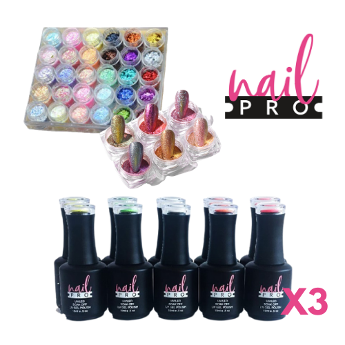 NailOutlet PACK NAIL ART 30 ESMALTES NP Productos para Uñas