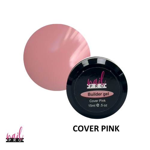 NAIL PRO Builder Gel 15ml - COVER PINK