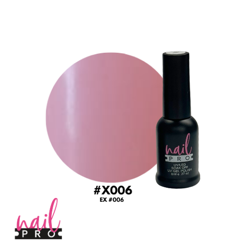 NAIL PRO Esmalte Permanente 8 ml X006 (ex006) Rosado Claro