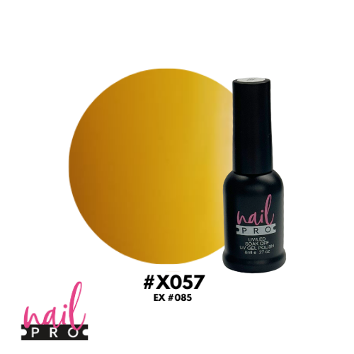 NAIL PRO Esmalte Permanente 8 ml X057 (ex085) Amarillo Pato