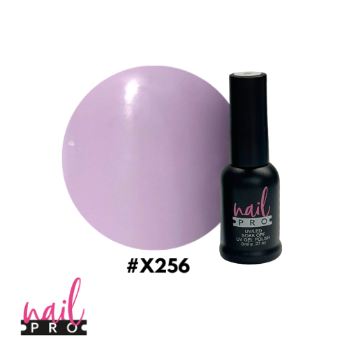 NAIL PRO Esmalte Permanente 8 ml x256 Morado Pastel