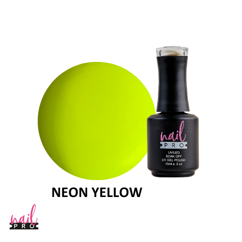 NAIL PRO Esmalte Permanente Neon Yellow