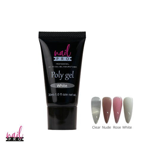 Nail Pro Polygel - White 30ml